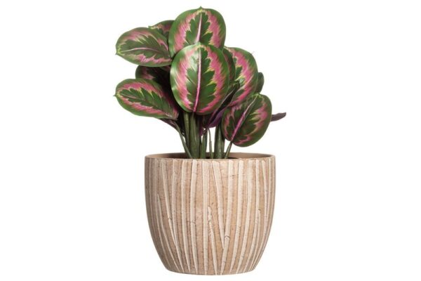 Lillepott Paralia Ø25x h21,5cm beež