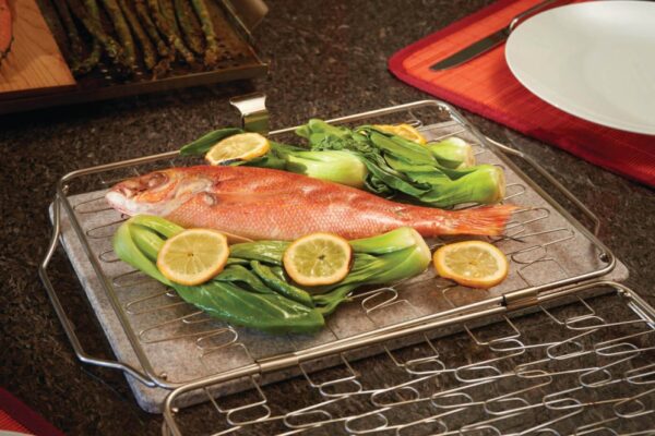 Kahepoolne võrk-grillrest Napoleon kokkukäiv