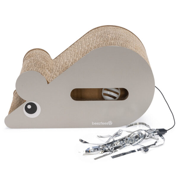 Kraapimispost kassipojale hiir hall 30x20x h17cm