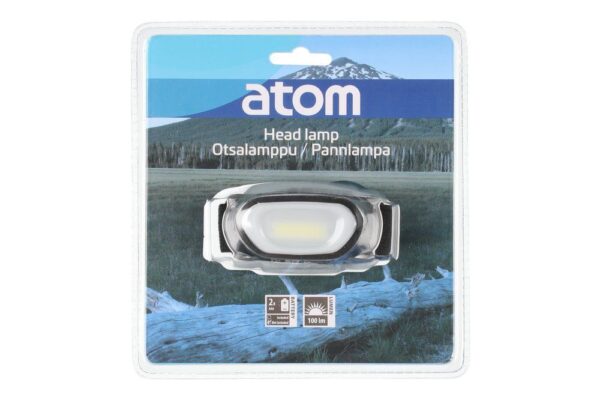 Pealamp Atom LED 100lm 2xAAA