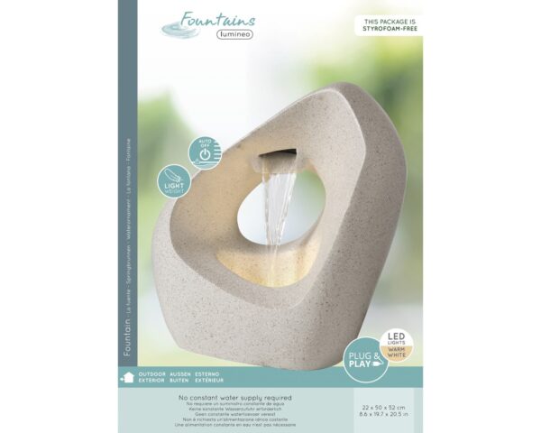 Purskkaev valge 22x50x h52cm