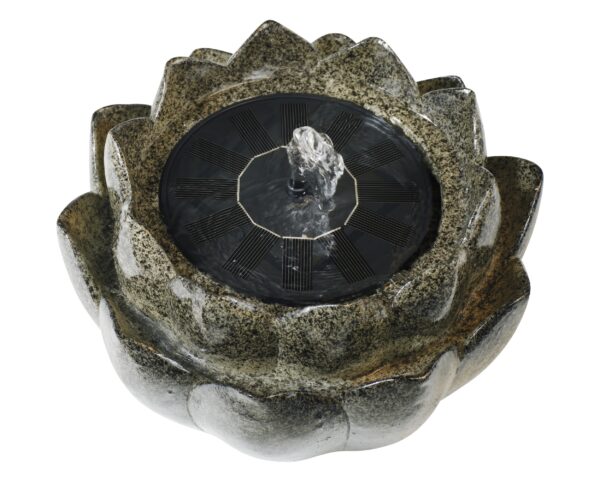 Purskkaev Solar  Lill antrasiit Ø23x h14cm