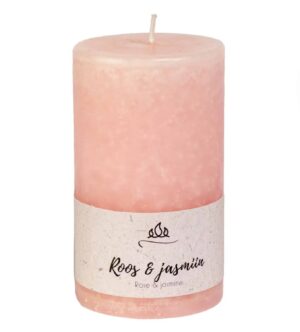 Lõhnaküünal Roos & Jasmiin Ø6x h9cm 40h