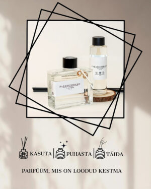 Toaparfüümi täitepudel Paradiisirand 100ml