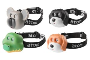 Pealamp laste Atom loomad erinevad 1tk