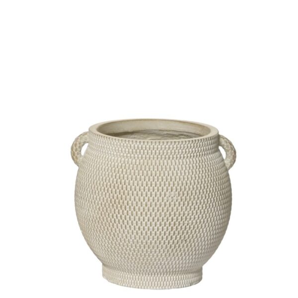 Lillepott Jacob Ø23x h22cm valge