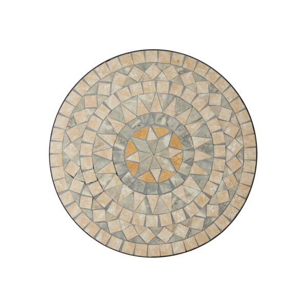 Aialaud Venice must ja beež Ø70x h72cm