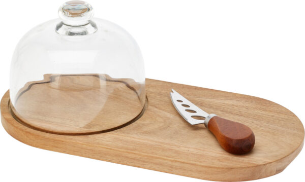 Serveerimiskomplekt noaga akaatsiapuidust