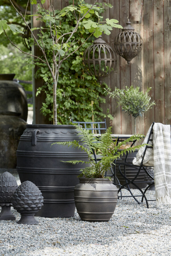 Aialaud Venice must ja valge Ø70x h72cm