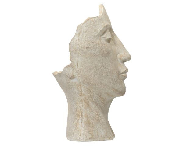 Lillepott naine 39,5x36x h68,5cm beež