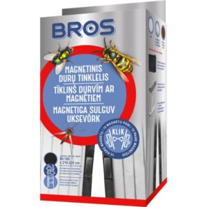 Putukavõrk uksele magnetiga must 100x220cm