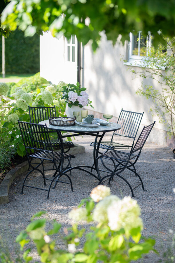 Aialaud Venice must ja roheline Ø70x h72cm