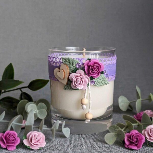 Käsitööküünal karbis Kõige parem emme 35h