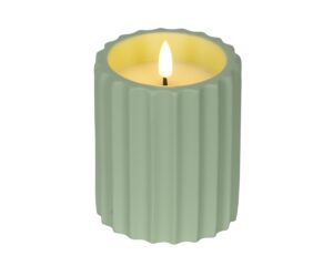 LED küünal roheline soe valge Ø8,5x h11,5cm IP44