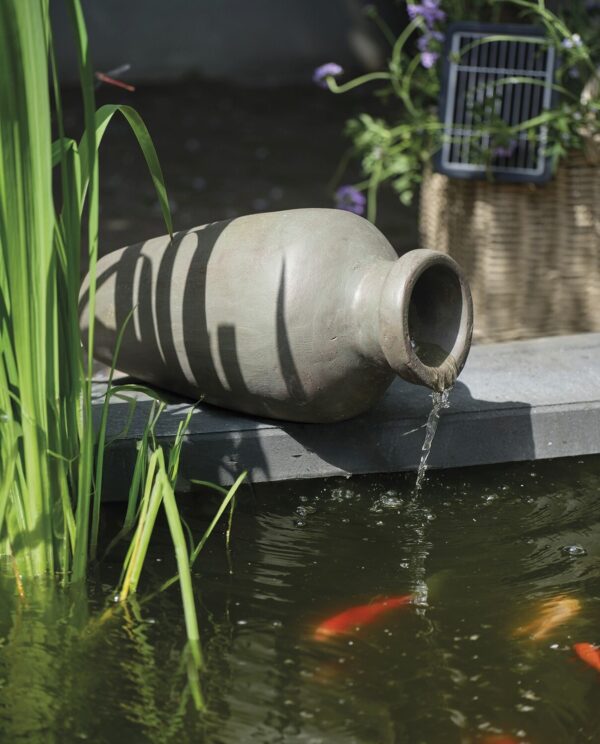 Purskkaev Solar Vaas hall 19,5x19,5x h39cm