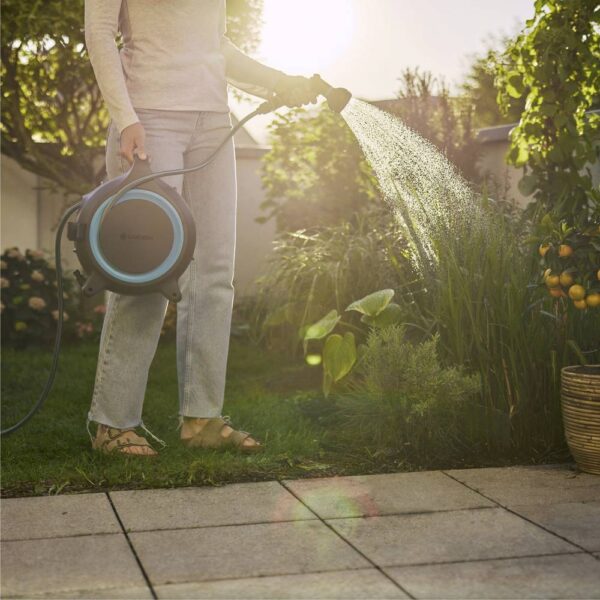 Gardena kastmisvooliku hoidik MoveMatic kastmisvoolikuga 8,5mm x 12,5m