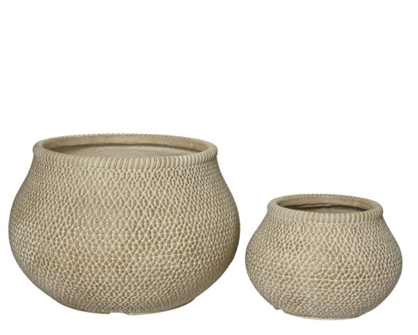 Lillepott Sammie Ø58,5x h38cm valge