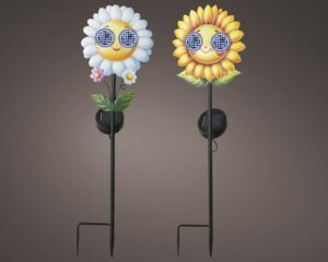 Aiavalgusti Solar LED Lill külm valge h78cm värvivalik 1tk