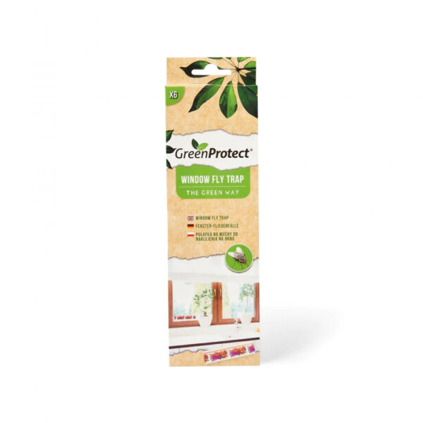 Kärbsepaber aknale lillemustriga Green Protect 6tk