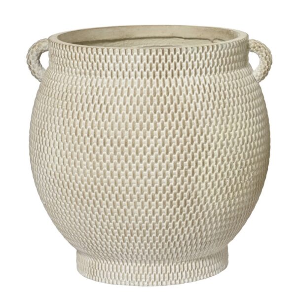 Lillepott Jacob Ø45x h43,5cm valge