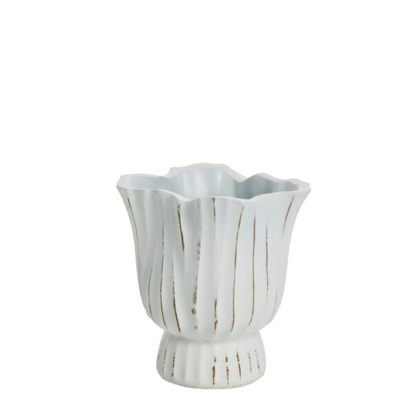 Lillepott Palazzo Ø14,5x h15cm valge