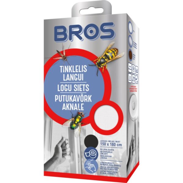 Putukavõrk aknale must 150x180cm