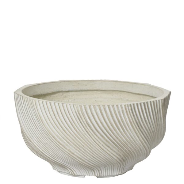 Lillepott Jade Ø37x h19cm beež