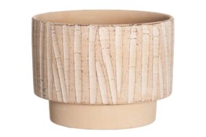 Lillepott Paralia Ø25x h19cm beež