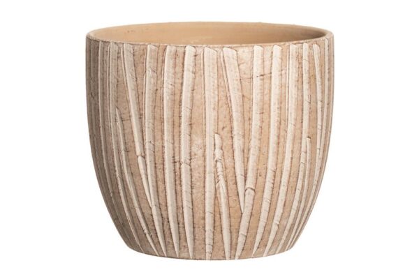 Lillepott Paralia Ø25x h21,5cm beež