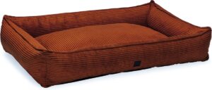 Pesa koerale Ribbed terrakota 120x80x h23cm