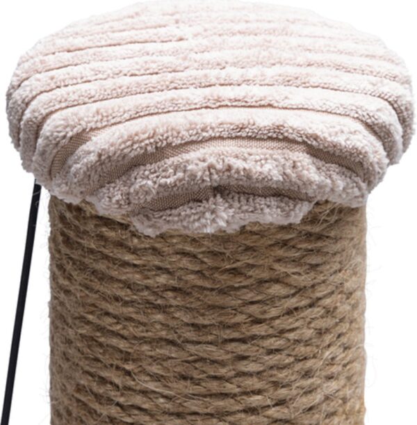 Kraapimispuu Ribbed mänguasjaga roosa Ø41x h70cm