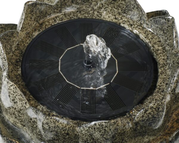 Purskkaev Solar  Lill antrasiit Ø23x h14cm