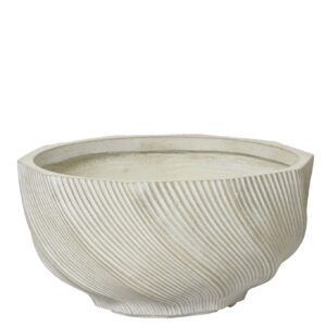 Lillepott Jade Ø44,5x h22cm beež