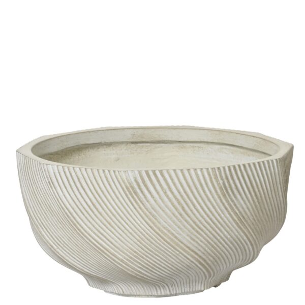 Lillepott Jade Ø44,5x h22cm beež