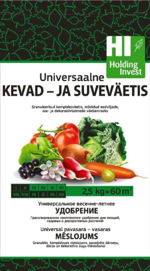 Universaalne kevad-ja suveväetis 2,5kg