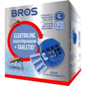 Elektriline sääsetõrje + täiteplaadid 10tk