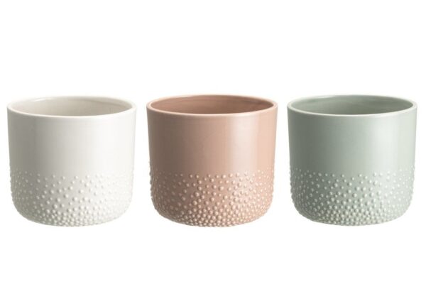 Lillepott Ida Ø15x h13cm beež