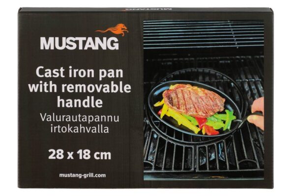 Malmpann Mustang eemaldatav käepide 27,5x18cm