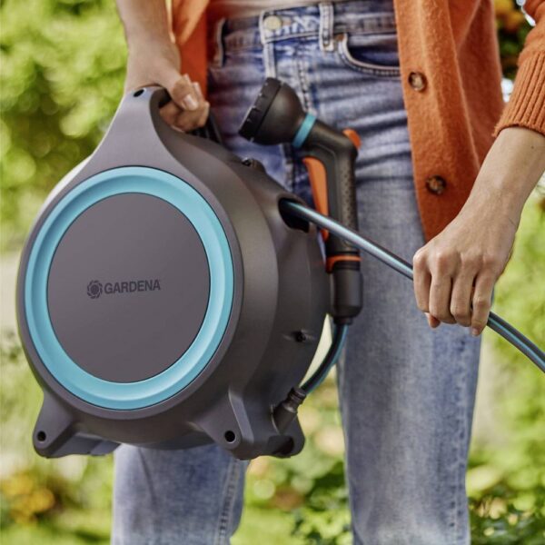 Gardena kastmisvooliku hoidik MoveMatic kastmisvoolikuga 8,5mm x 12,5m