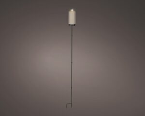 Aiavalgusti Solar LED pruun h117cm