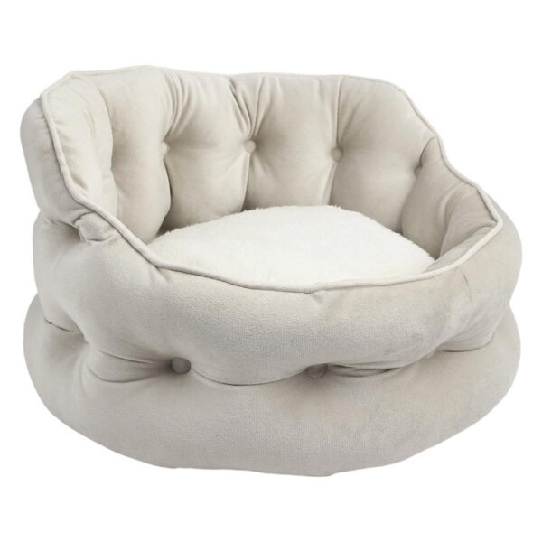 Pesa kassile Bolster Pet Cuddler Bed beež Ø42x h23cm
