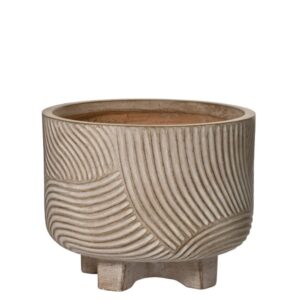 Lillepott Kane Ø32x h25,5cm beež