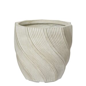Lillepott Jade Ø32x h32cm beež