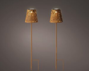 Aiavalgusti Solar LED rooste h58,8cm 2tk