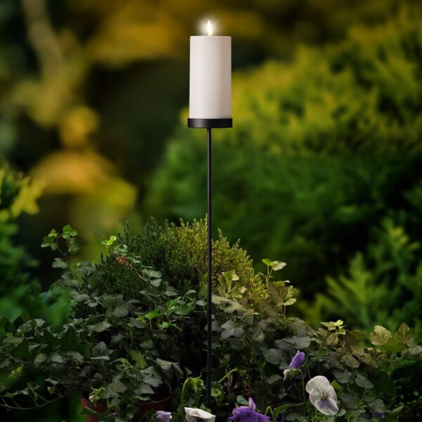 Aiavalgusti Solar LED pruun h117cm