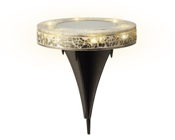 Aiavalgusti Solar LED mosaiik soe valge h13cm