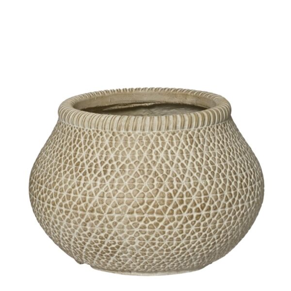 Lillepott Sammie Ø38x h25,5cm valge