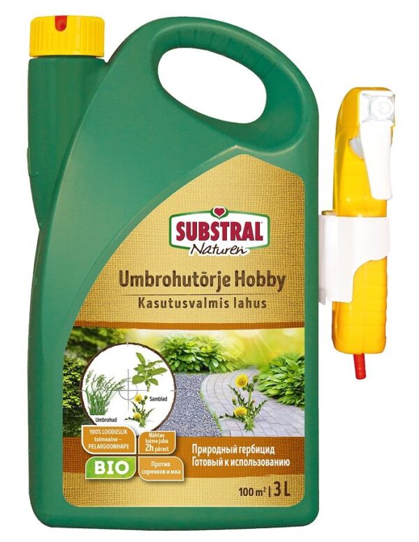 Umbrohutõrje Substral Naturen Hobby 3000ml kasutusvalmis