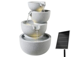 Purskkaev Solar 4 kõrgust Ø46x h72,5cm