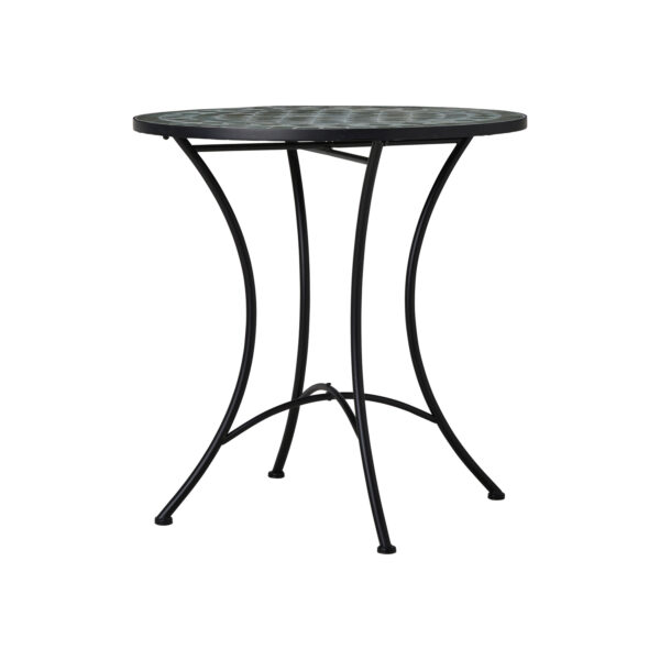 Aialaud Venice must ja roheline Ø70x h72cm